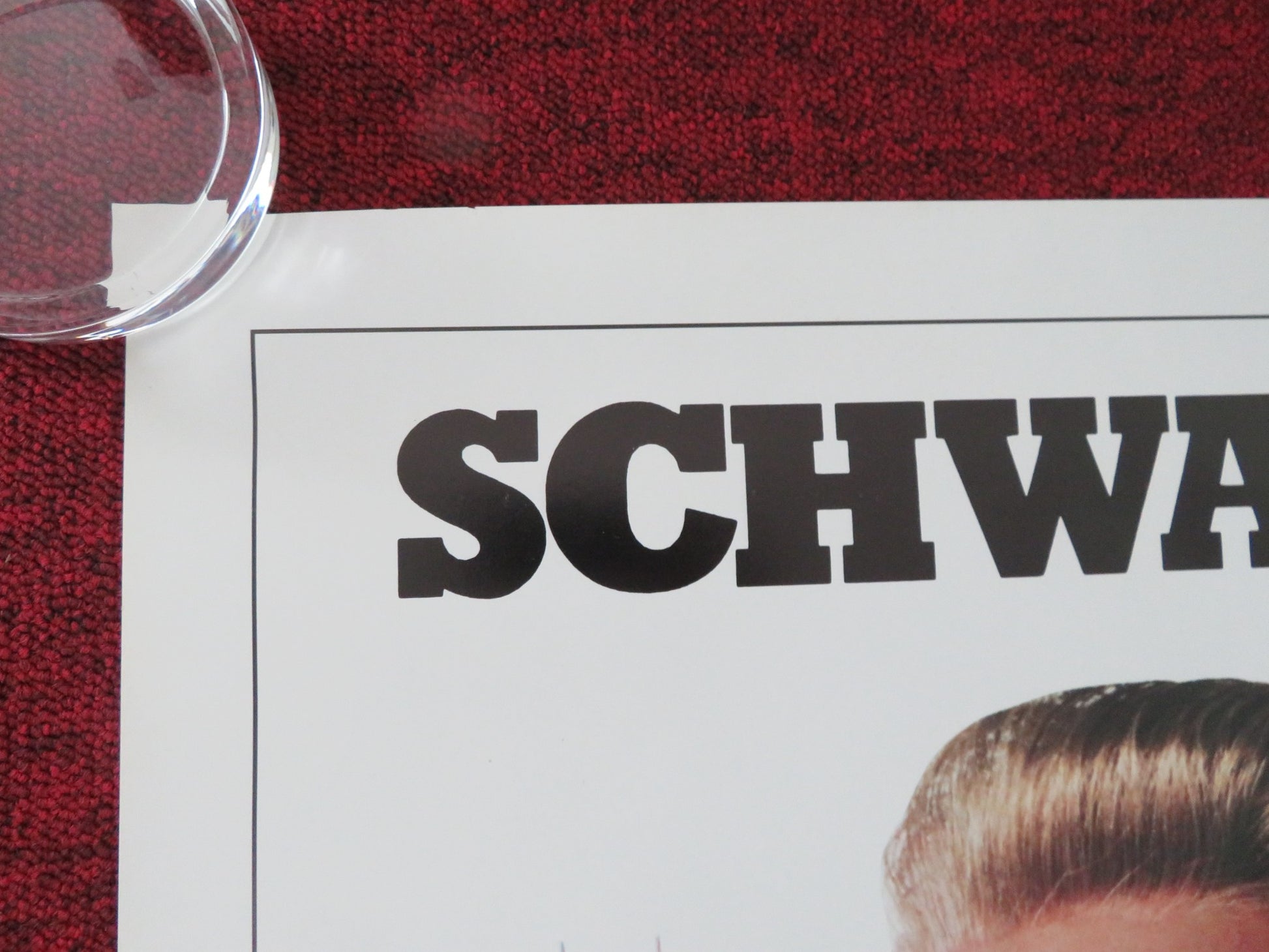 RED HEAT US ONE SHEET ROLLED POSTER ARNOLD SCHWARZENEGGER JIM BELUSHI 1988 - Rendezvous Cinema