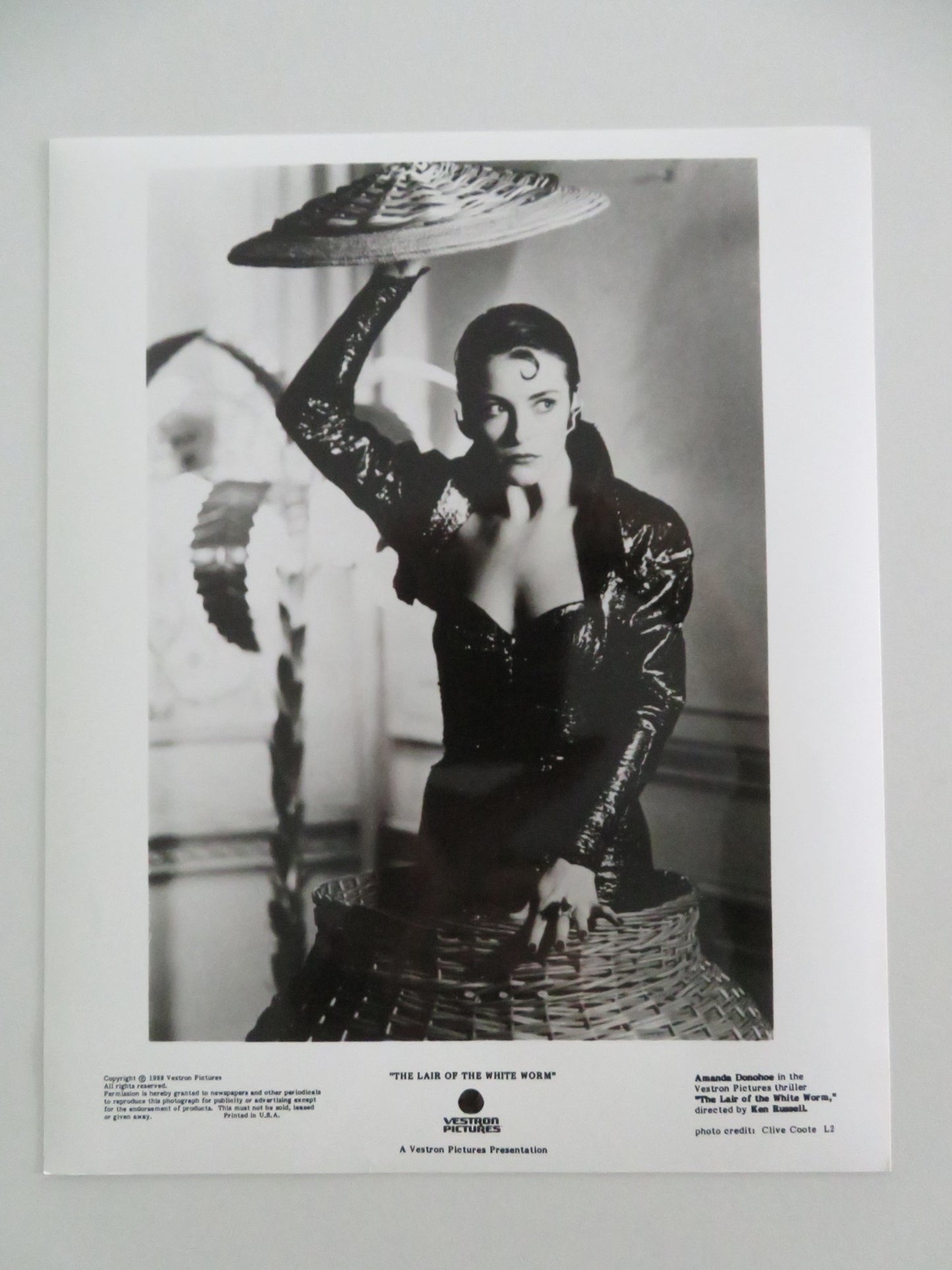 THE LAIR OF THE WHITE WORM MOVIE STILL PHOTO LOT OF 9 HUGH GRANT A. DONOHOE 1988