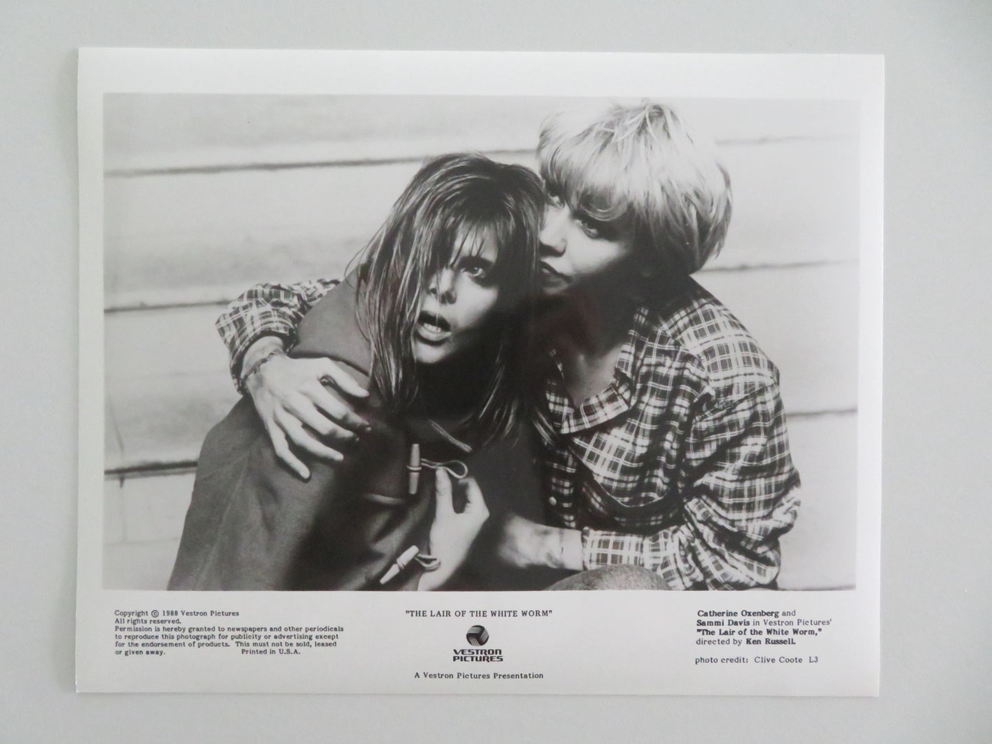 THE LAIR OF THE WHITE WORM MOVIE STILL PHOTO LOT OF 9 HUGH GRANT A. DONOHOE 1988