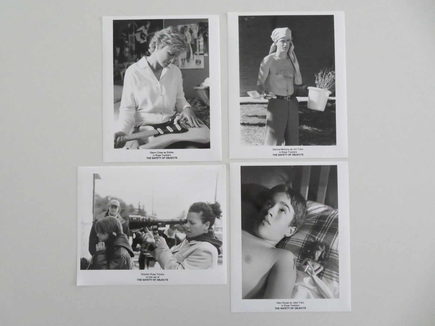THE SAFETY OF OBJECTS MOVIE STILL PHOTO LOT OF 4 GLENN CLOSE D. MULRONEY 2001