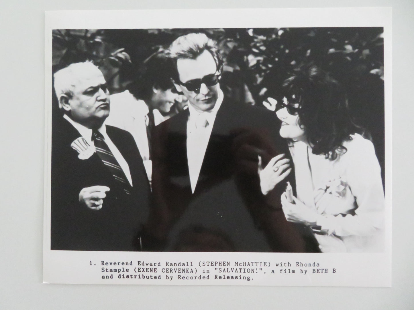 SALVATION! MOVIE STILL PHOTO LOT OF 5 STEPHEN MCHATTIE DOMINIQUE DAVALOS 1987