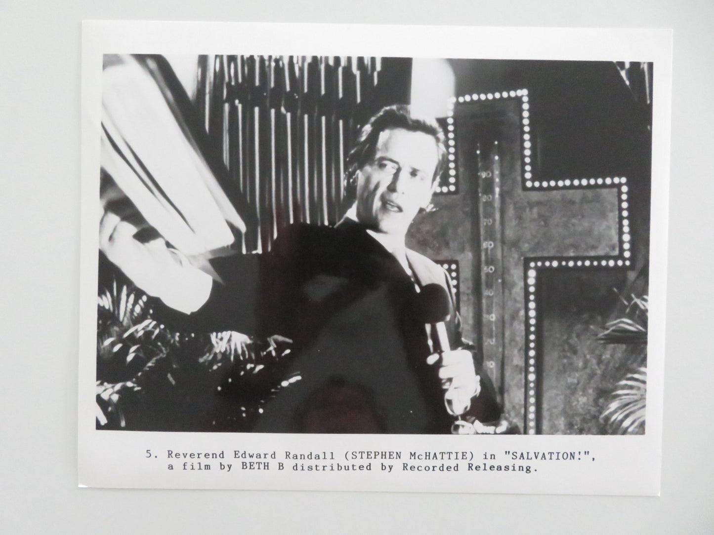 SALVATION! MOVIE STILL PHOTO LOT OF 5 STEPHEN MCHATTIE DOMINIQUE DAVALOS 1987