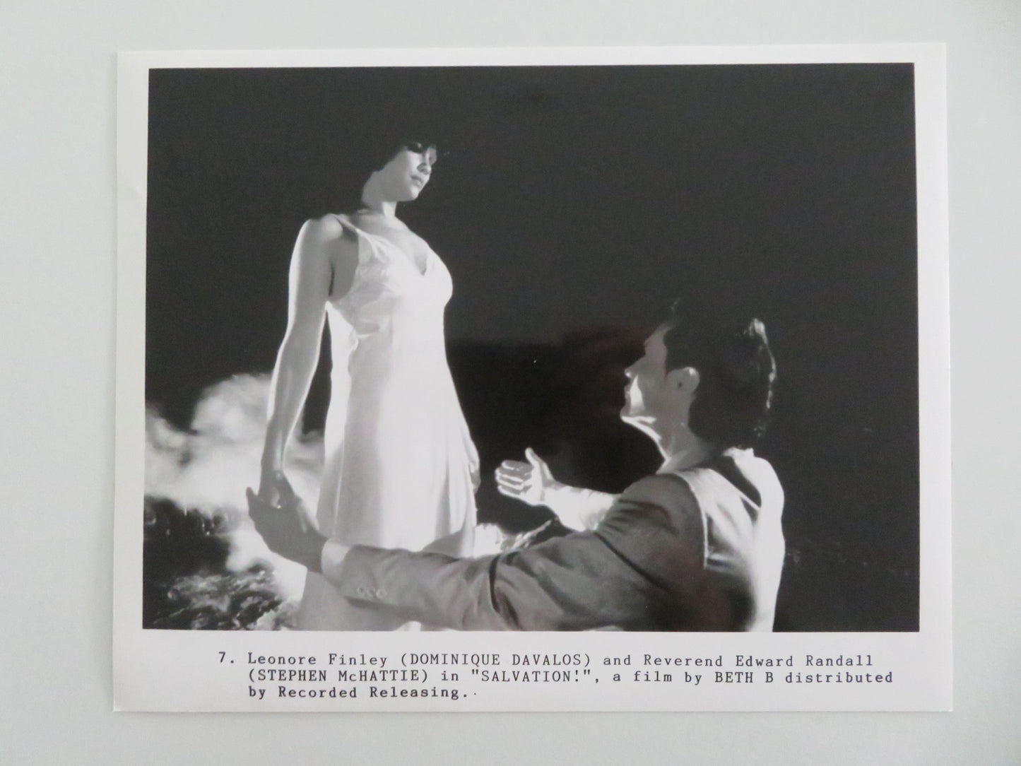 SALVATION! MOVIE STILL PHOTO LOT OF 5 STEPHEN MCHATTIE DOMINIQUE DAVALOS 1987