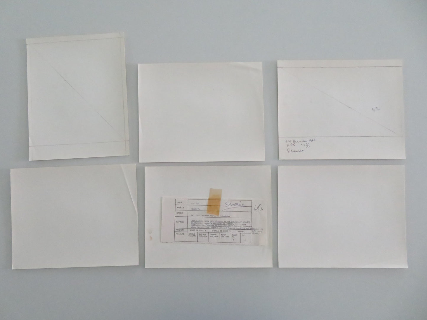 SILVERADO MOVIE STILL PHOTO LOT OF 6 KEVIN COSTNER SCOTT GLENN 1985