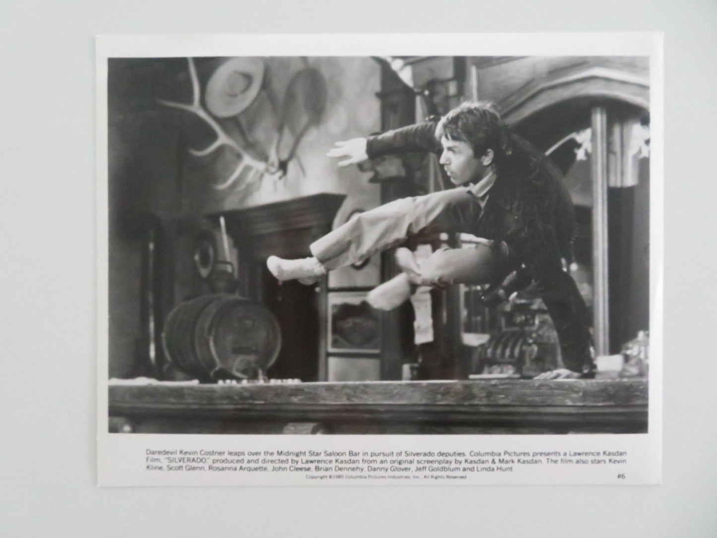 SILVERADO MOVIE STILL PHOTO LOT OF 6 KEVIN COSTNER SCOTT GLENN 1985