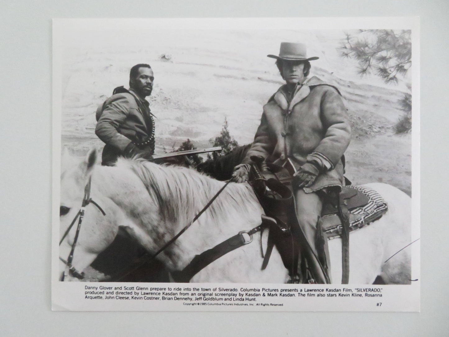 SILVERADO MOVIE STILL PHOTO LOT OF 6 KEVIN COSTNER SCOTT GLENN 1985