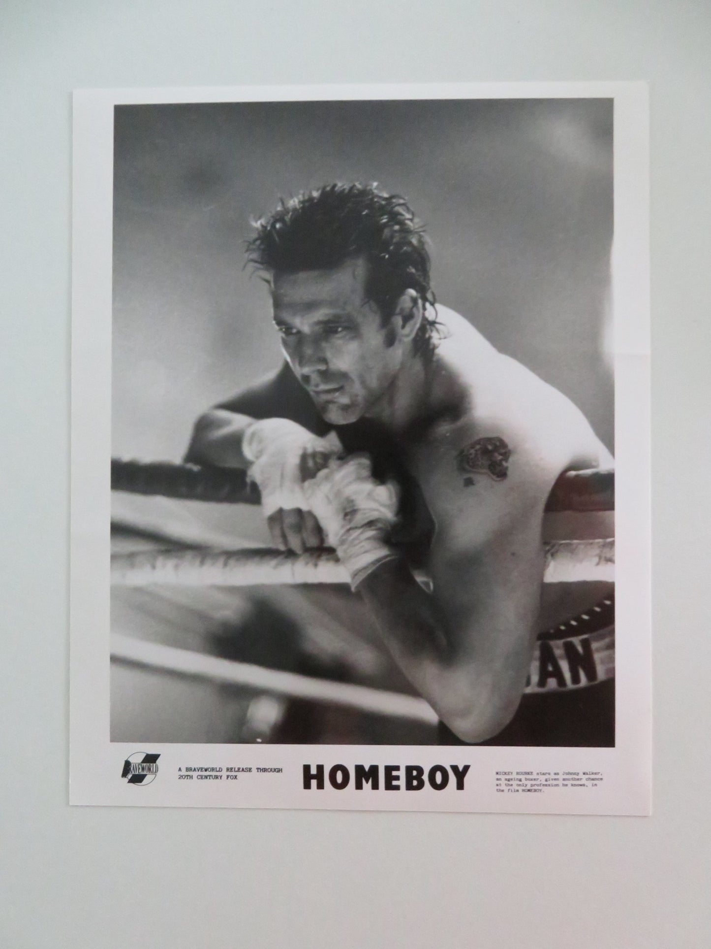 HOMEBOY MOVIE STILL PHOTO LOT OF 5 MICKEY ROURKE CHRISTOPHER WALKEN 1988