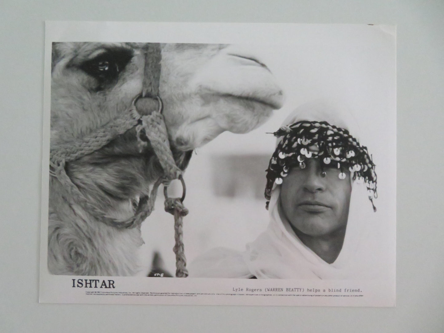 ISHTAR MOVIE STILL PHOTO LOT OF 5 DUSTIN HOFFMAN WARREN BEATTY 1987