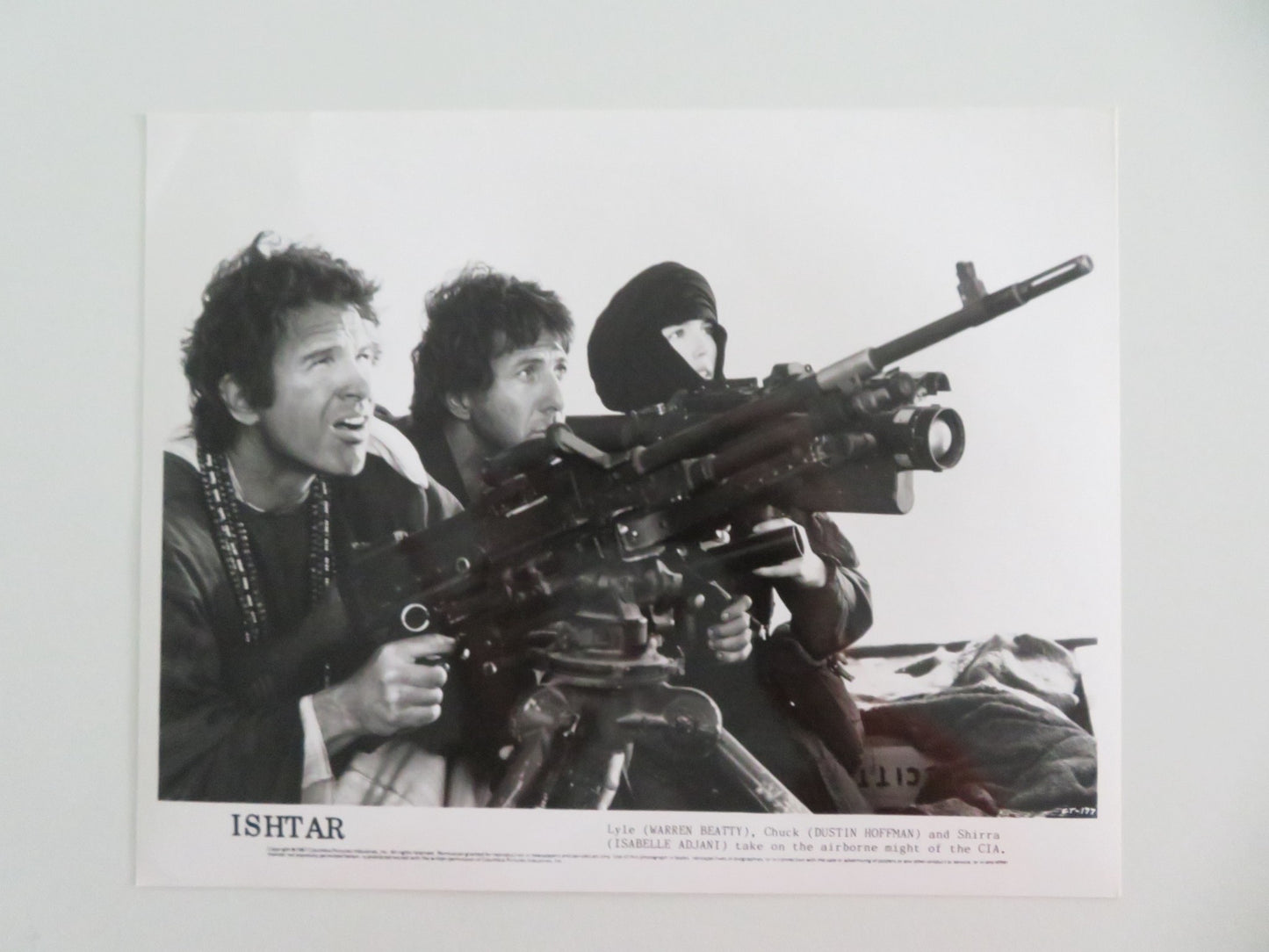 ISHTAR MOVIE STILL PHOTO LOT OF 5 DUSTIN HOFFMAN WARREN BEATTY 1987