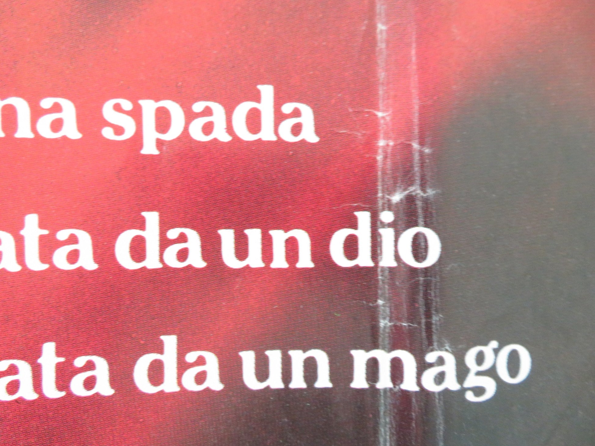 EXCALIBUR ITALIAN FOGLIO POSTER NIGEL TERRY HELEN MIRREN 1981 - Rendezvous Cinema