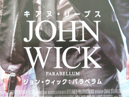 JOHN WICK: CHAPTER 3 -PARABELLEM - B JAPANESE CHIRASHI (B5) POSTER REEVES 2019 - Rendezvous Cinema