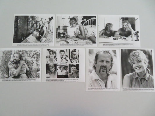 IN COUNTRY MOVIE STILL PHOTO LOT OF 7 BRUCE WILLIS EMILY LLOYD 1989