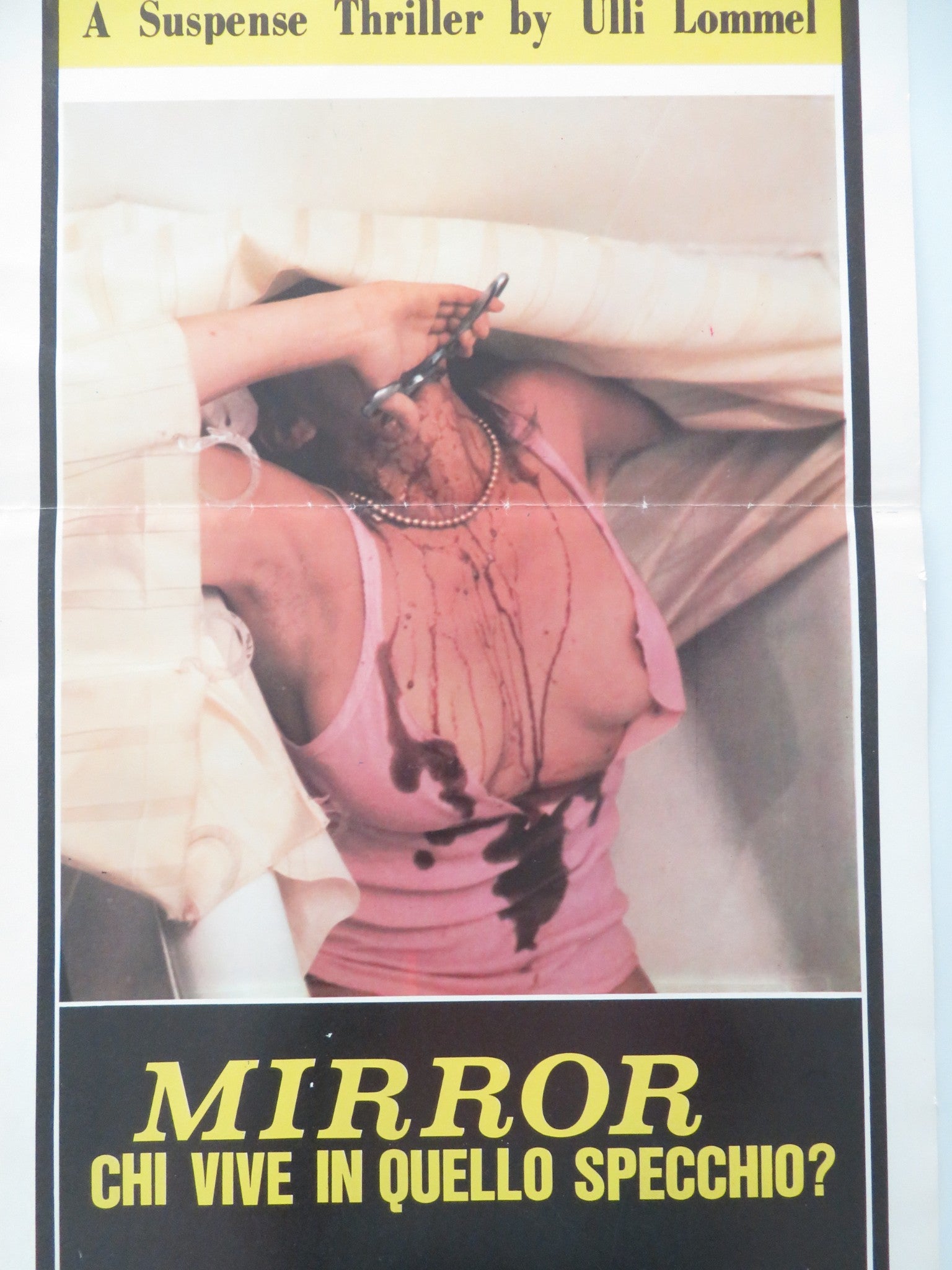 MIRROR: CHI VIVE IN QUELLO SPECCHIO? ITALIAN LOCANDINA POSTER J. CARRADINE 1981 - Rendezvous Cinema