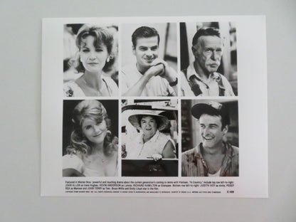 IN COUNTRY MOVIE STILL PHOTO LOT OF 7 BRUCE WILLIS EMILY LLOYD 1989