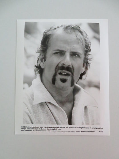 IN COUNTRY MOVIE STILL PHOTO LOT OF 7 BRUCE WILLIS EMILY LLOYD 1989