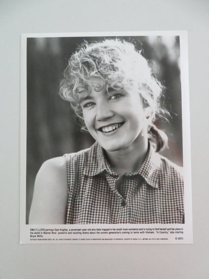 IN COUNTRY MOVIE STILL PHOTO LOT OF 7 BRUCE WILLIS EMILY LLOYD 1989