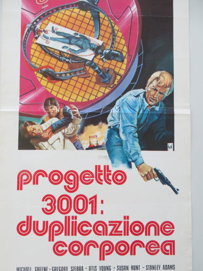 PROGETTO 3001: DUPLICAZIONE CORPOREA ITALIAN LOCANDINA POSTER M. GREENE 1976 - Rendezvous Cinema