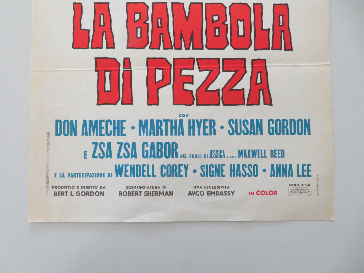 PICTURE MOMMY DEAD ITALIAN LOCANDINA POSTER DON AMECHE MARTHA HYER 1970 - Rendezvous Cinema