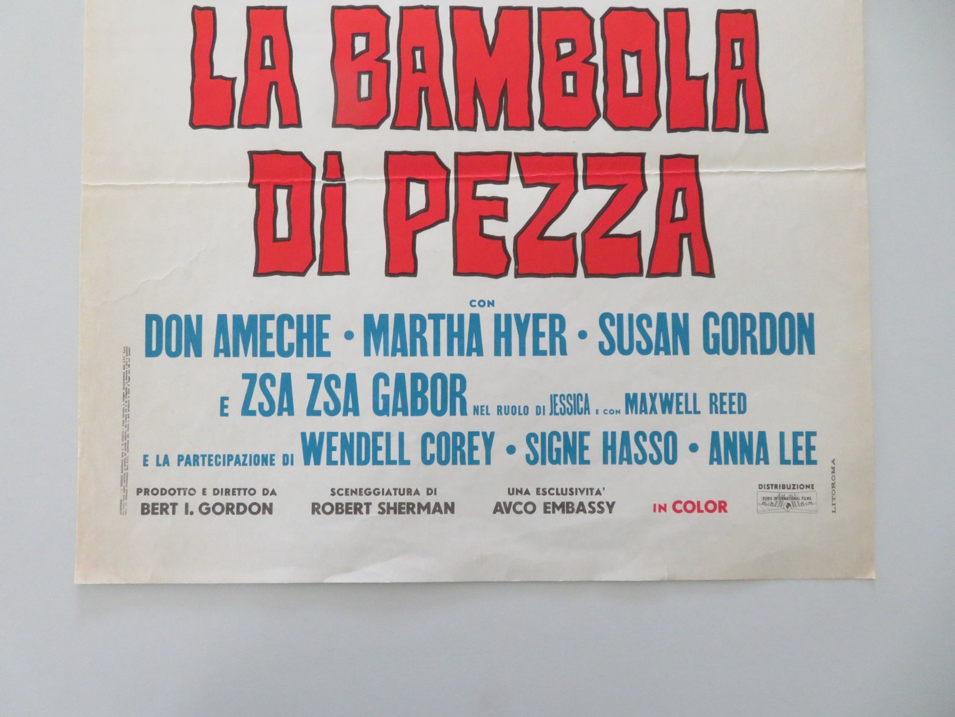 PICTURE MOMMY DEAD ITALIAN LOCANDINA POSTER DON AMECHE MARTHA HYER 1970 - Rendezvous Cinema
