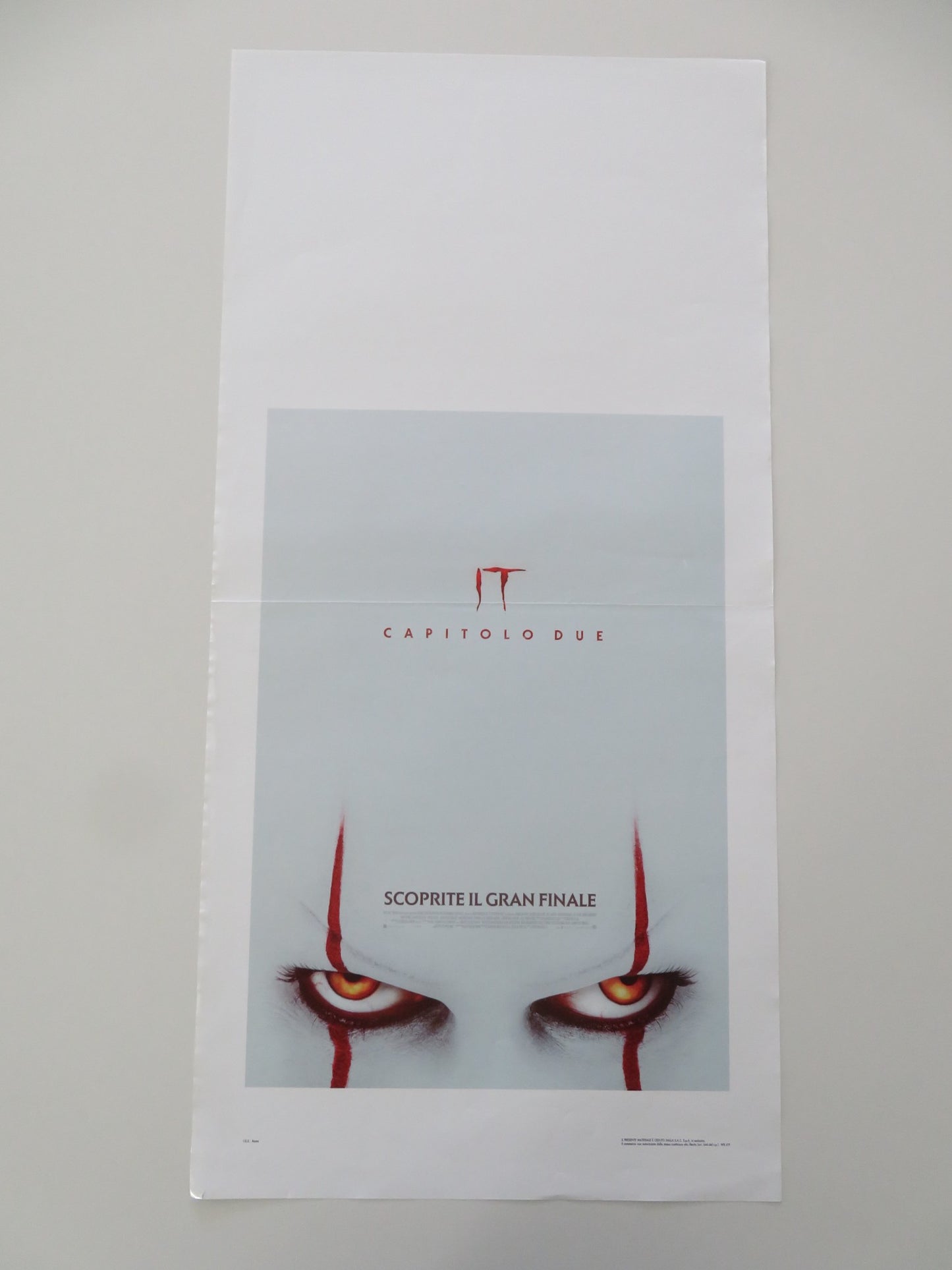 CHAPTER TWO ITALIAN LOCANDINA POSTER BILL SKARSGARD JESSICA CHASTAIN 2019 - Rendezvous Cinema