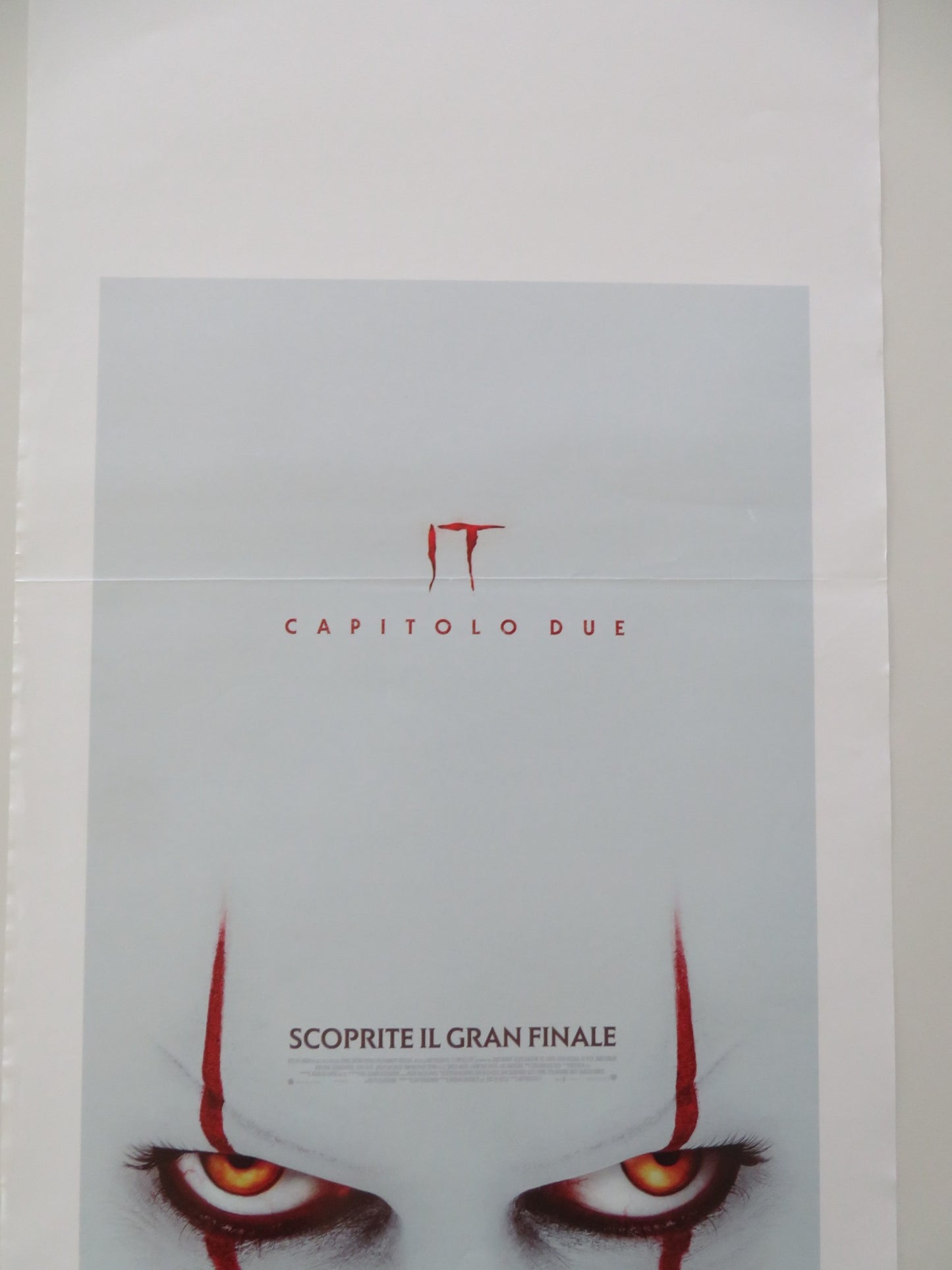CHAPTER TWO ITALIAN LOCANDINA POSTER BILL SKARSGARD JESSICA CHASTAIN 2019 - Rendezvous Cinema