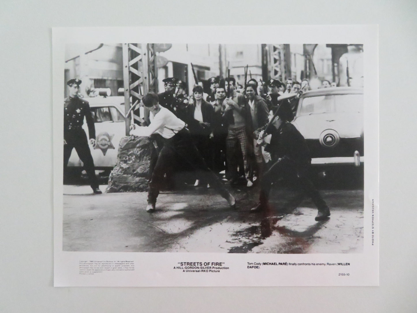 STREETS OF FIRE MOVIE STILL PHOTO LOT OF 4 MICHAEL PARE DIANE LANE 1984