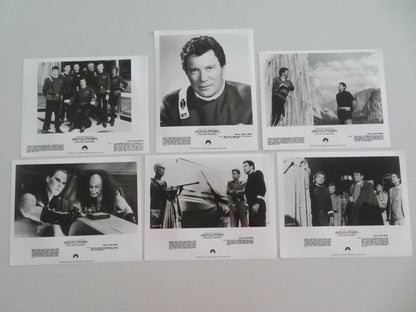 STAR TREK: THE FINAL FRONTIER MOVIE STILL PHOTO LOT OF 6 WILLIAM SHATNER 1989