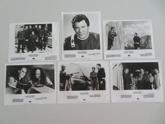 STAR TREK: THE FINAL FRONTIER MOVIE STILL PHOTO LOT OF 6 WILLIAM SHATNER 1989