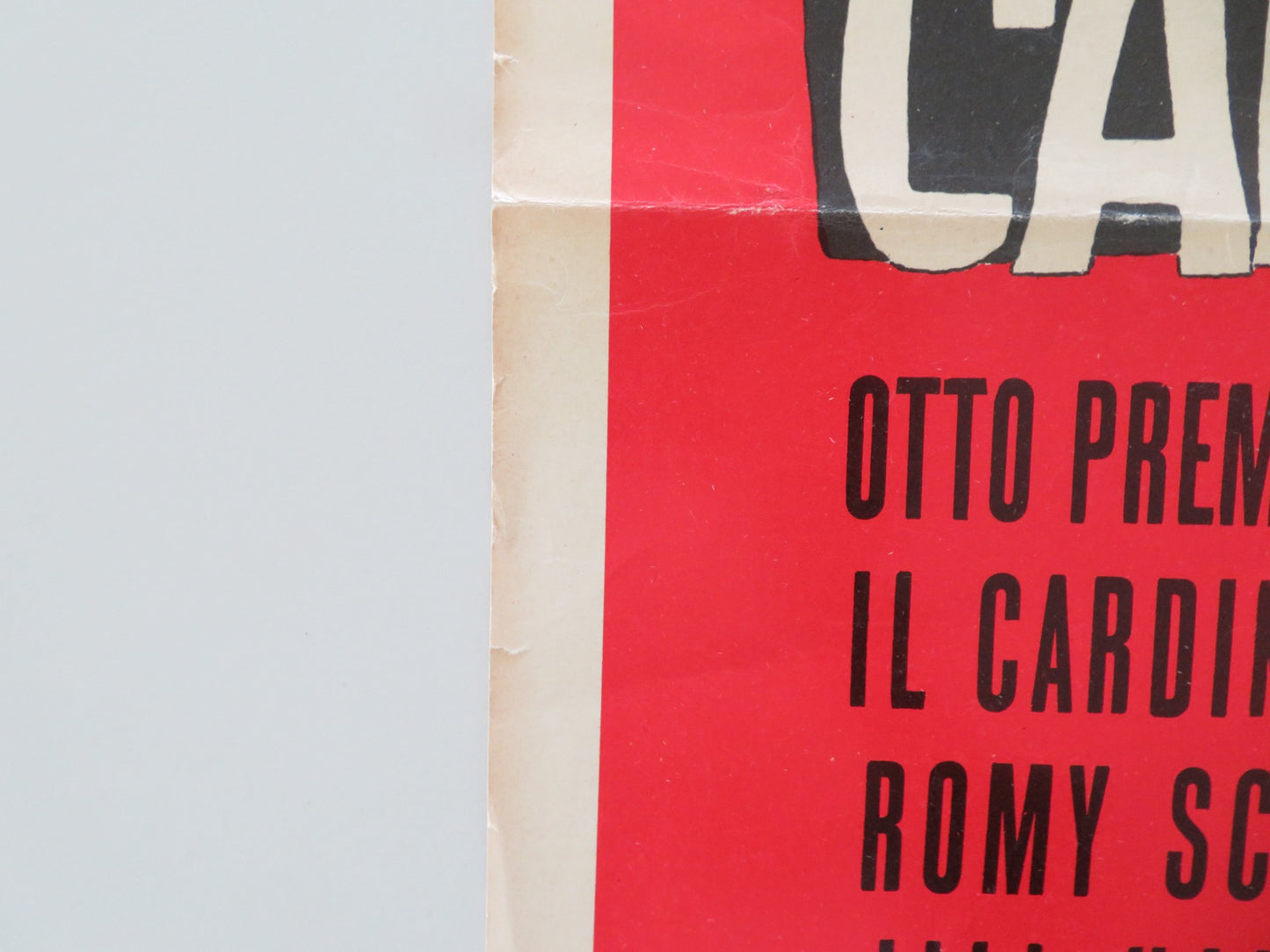 THE CARDINAL ITALIAN LOCANDINA POSTER TOM TRYON ROMY SCHNEIDER R1965 - Rendezvous Cinema