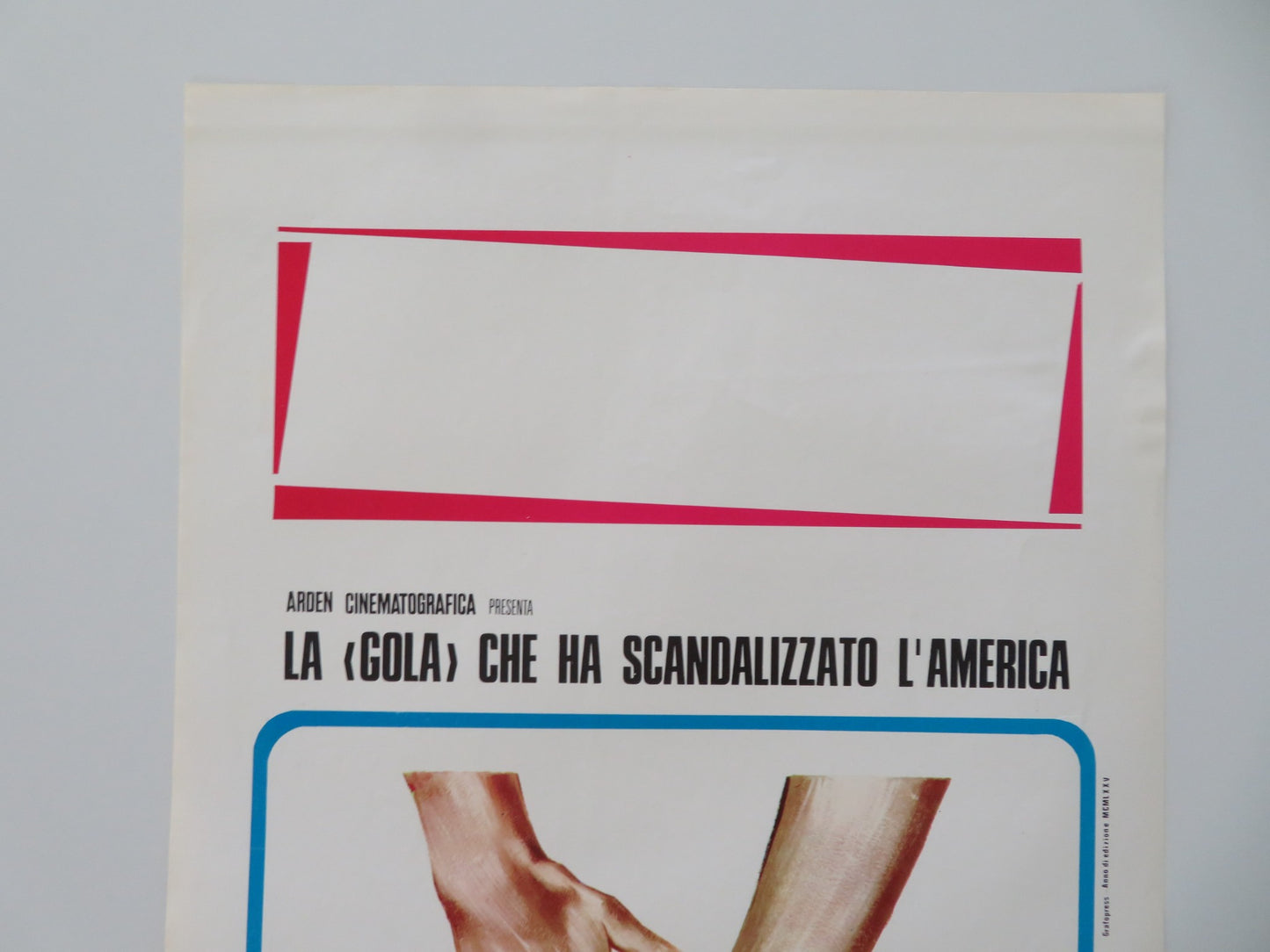 DEEP THROAT PART II ITALIAN LOCANDINA POSTER LINDA LOVELACE HARRY REEMS 1975 - Rendezvous Cinema