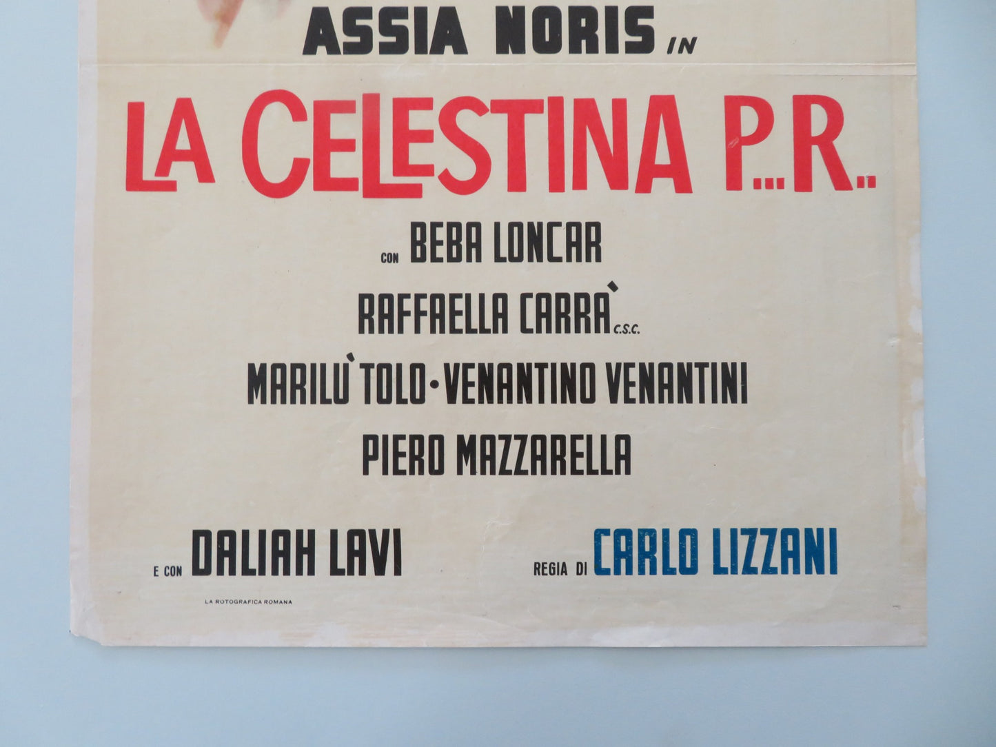 LA CELESTINA P... R... ITALIAN LOCANDINA POSTER ASSIA NORIS BEBA LONCARR 1965 - Rendezvous Cinema