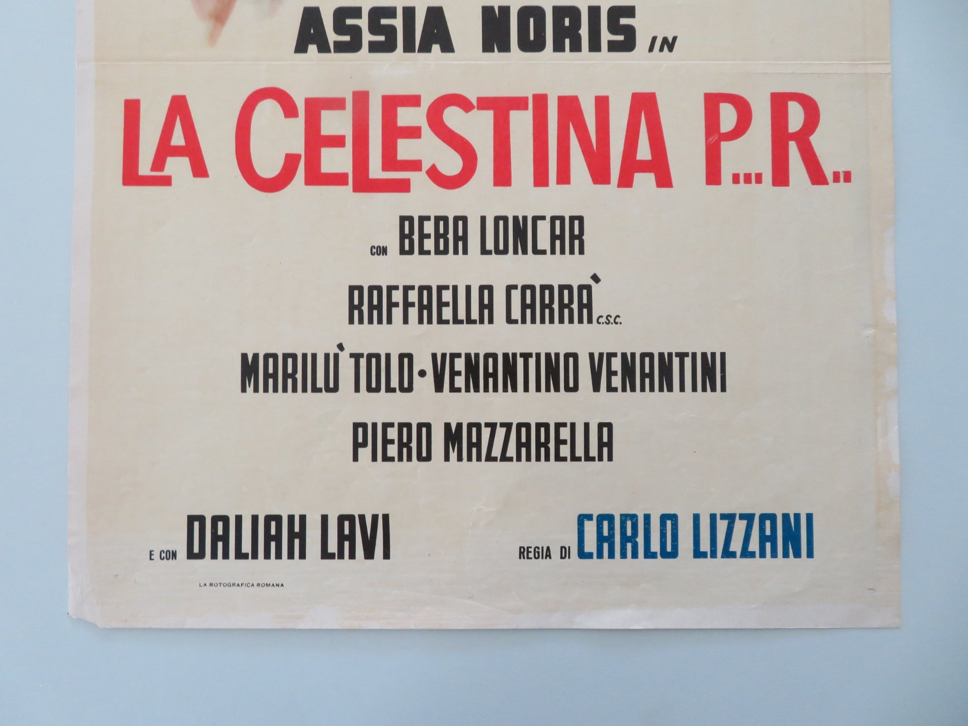 LA CELESTINA P... R... ITALIAN LOCANDINA POSTER ASSIA NORIS BEBA LONCARR 1965 - Rendezvous Cinema