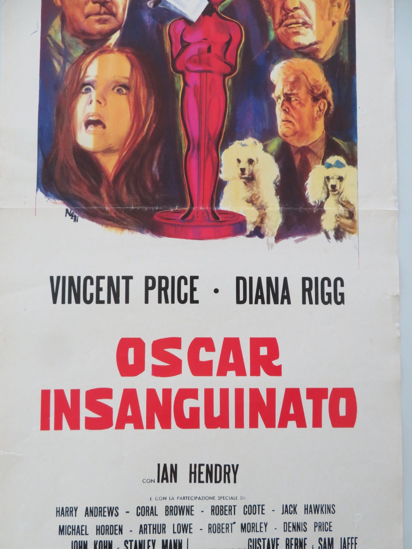 THEATRE OF BLOOD ITALIAN LOCANDINA POSTER VINCENT PRICE DIANA RIGG 1973 - Rendezvous Cinema