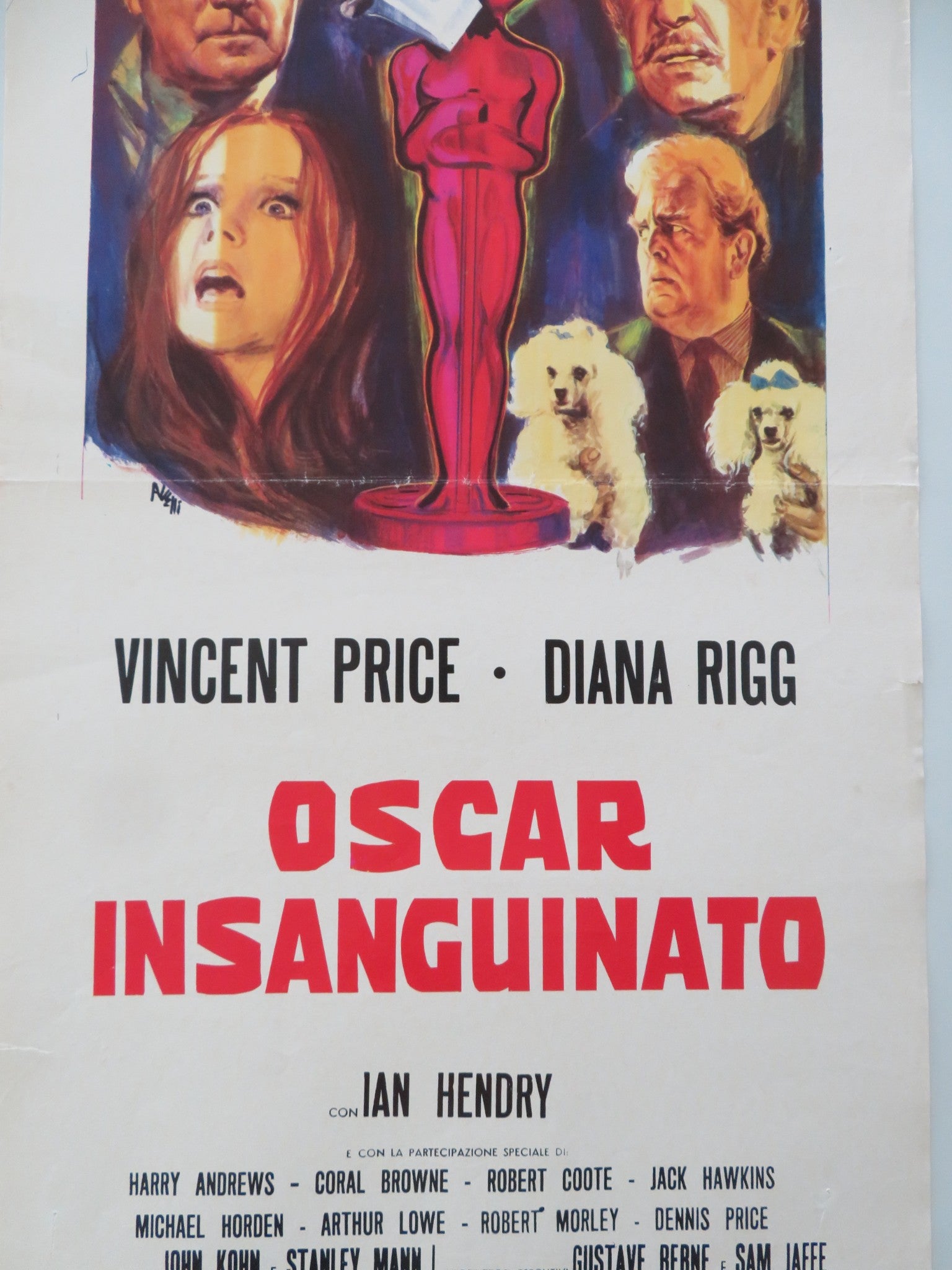 THEATRE OF BLOOD ITALIAN LOCANDINA POSTER VINCENT PRICE DIANA RIGG 1973 - Rendezvous Cinema