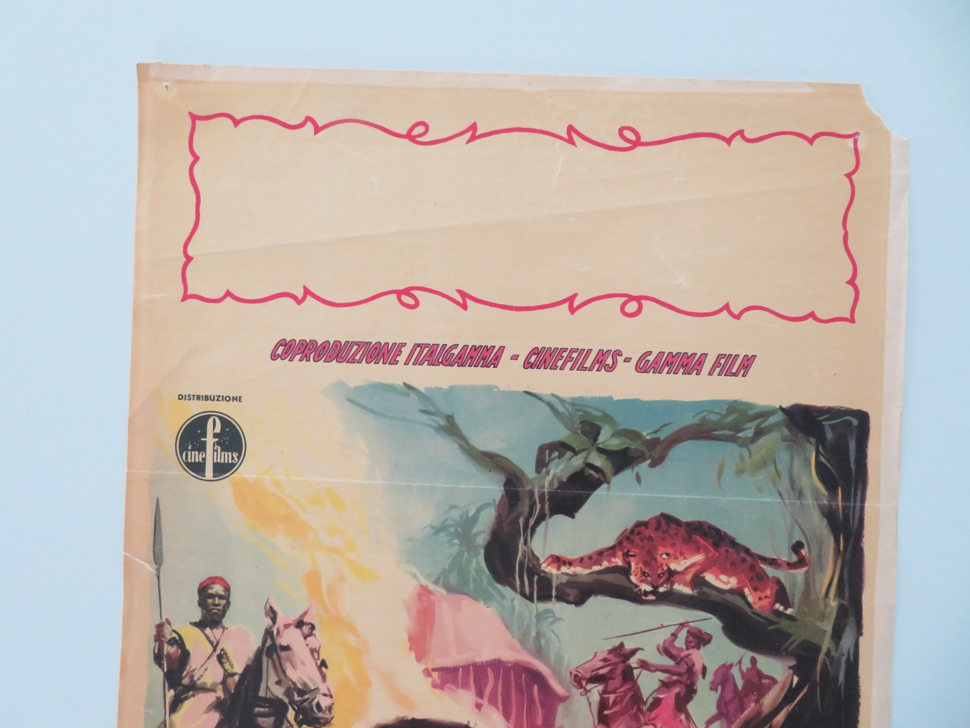 NAGANA ITALIAN LOCANDINA POSTER BARBARA LAAGE RENATO BALDINI 1955 - Rendezvous Cinema