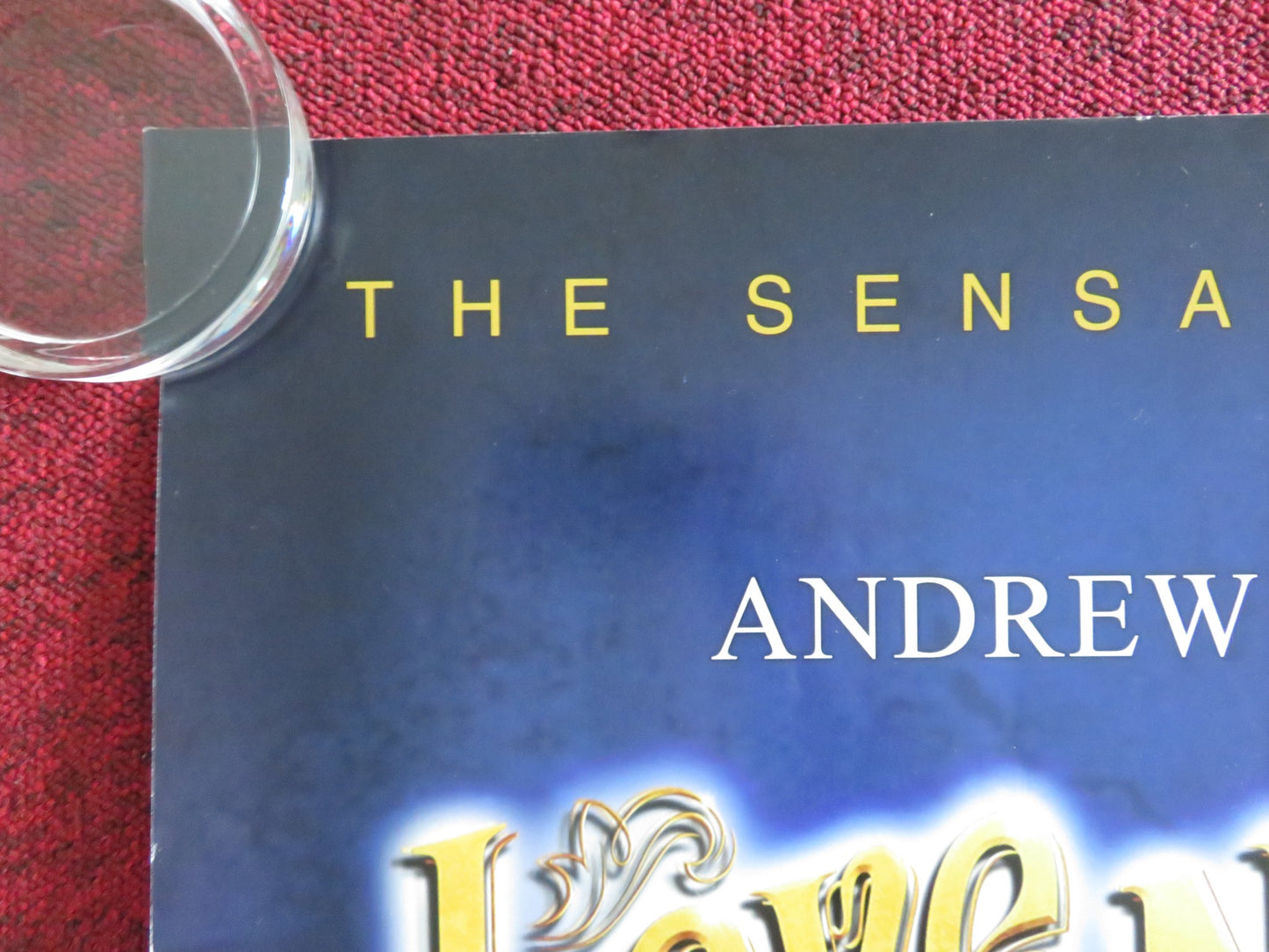 LOVE NEVER DIES UK QUAD ROLLED POSTER BEN LEWIS ANNA O'BYRNE 2012