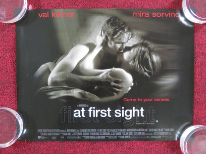 AT FIRST SIGHT - A UK MINI QUAD POSTER VAL KILMER MIRA SORVINO 1999 - Rendezvous Cinema