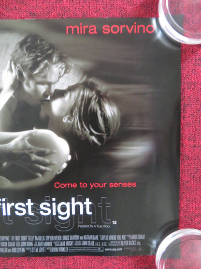 AT FIRST SIGHT - A UK MINI QUAD POSTER VAL KILMER MIRA SORVINO 1999 - Rendezvous Cinema