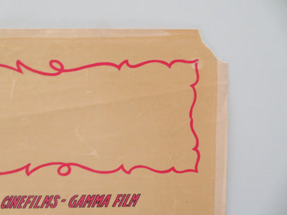 NAGANA ITALIAN LOCANDINA POSTER BARBARA LAAGE RENATO BALDINI 1955 - Rendezvous Cinema