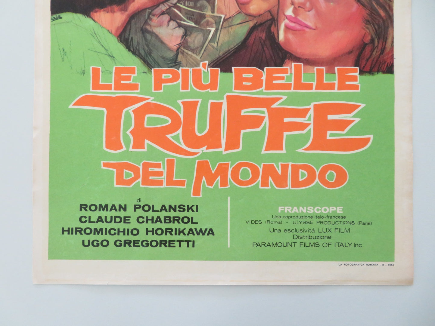 THE WORLD'S MOST BEAUTIFUL SWINDLERS ITALIAN LOCANDINA POSTER JEAN PIERRE 1964 - Rendezvous Cinema