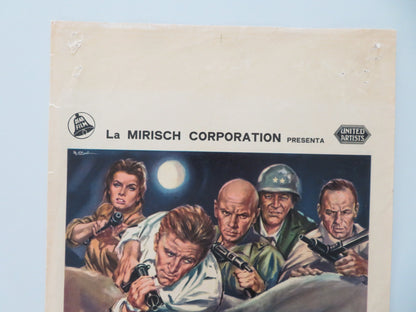 CAST A GIANT SHADOW ITALIAN LOCANDINA POSTER KIRK DOUGLAS YUL BRYNNER 1966 - Rendezvous Cinema