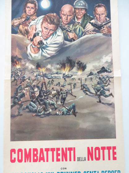 CAST A GIANT SHADOW ITALIAN LOCANDINA POSTER KIRK DOUGLAS YUL BRYNNER 1966 - Rendezvous Cinema