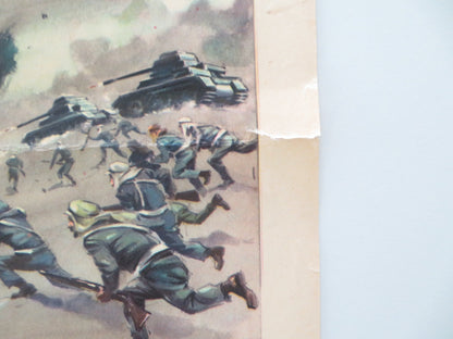 CAST A GIANT SHADOW ITALIAN LOCANDINA POSTER KIRK DOUGLAS YUL BRYNNER 1966 - Rendezvous Cinema