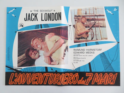THE SEAWOLF - C ITALIAN FOTOBUSTA POSTER EDWARD MEEKS RAIMUND HARMSTORF 1971 - Rendezvous Cinema