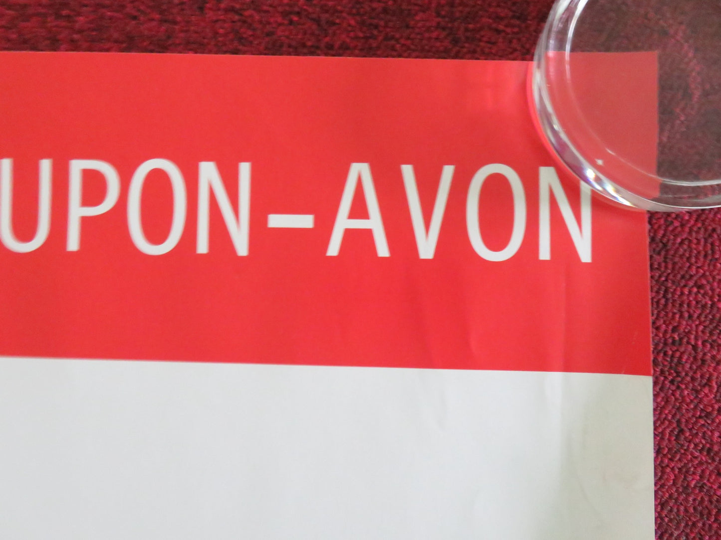 ROYAL SHAKESPEARE COMPANY: RICHARD II UK QUAD ROLLED POSTER DAVID TENNANT 2013