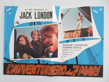 THE SEAWOLF - F ITALIAN FOTOBUSTA POSTER EDWARD MEEKS RAIMUND HARMSTORF 1971 - Rendezvous Cinema