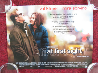 AT FIRST SIGHT - B UK MINI QUAD POSTER VAL KILMER MIRA SORVINO 1999 - Rendezvous Cinema