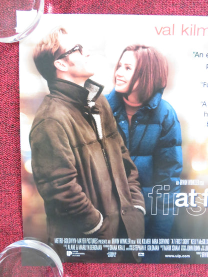 AT FIRST SIGHT - B UK MINI QUAD POSTER VAL KILMER MIRA SORVINO 1999 - Rendezvous Cinema