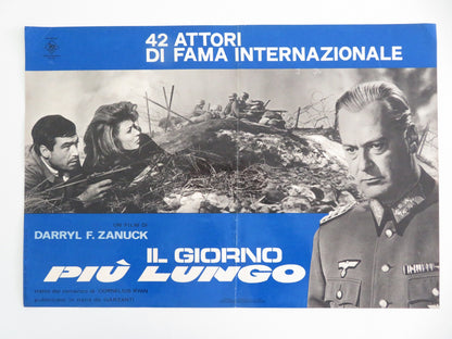 THE LONGEST DAY - D ITALIAN FOTOBUSTA POSTER RICHARD BURTON SEAN CONNERY R1969 - Rendezvous Cinema