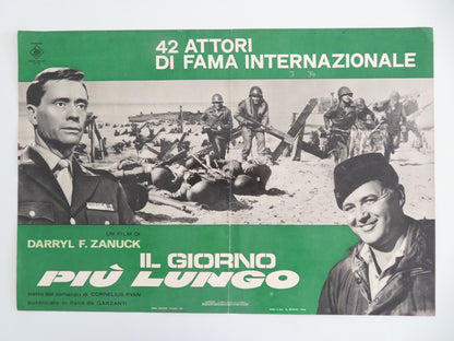THE LONGEST DAY - E ITALIAN FOTOBUSTA POSTER RICHARD BURTON SEAN CONNERY R1969 - Rendezvous Cinema